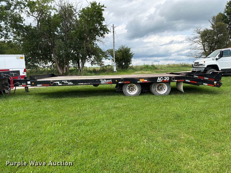 image for item FN5749 2011 Talbert AC-20 equipment trailer