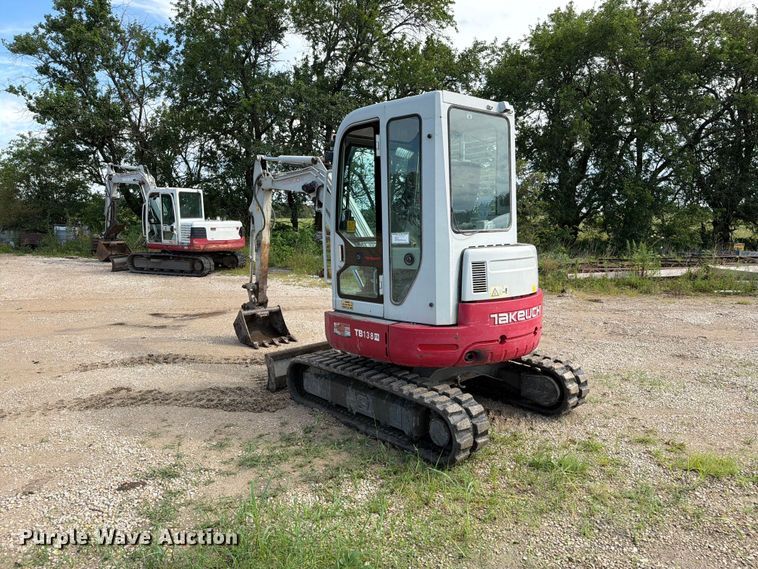 image for item FN5756 2013 Takeuchi TB138FR mini excavator