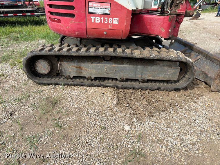 image for item FN5756 2013 Takeuchi TB138FR mini excavator