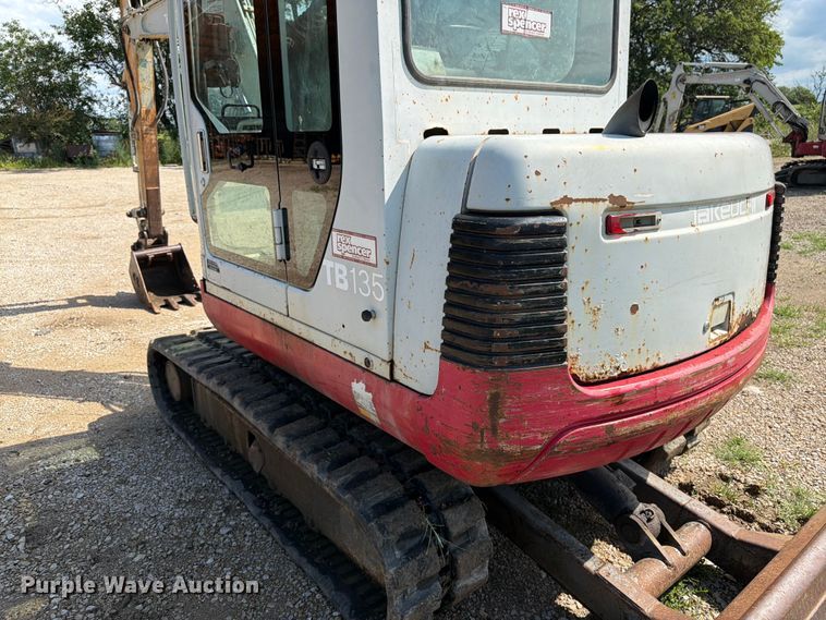 image for item FN5757 Takeuchi TB135 mini excavator