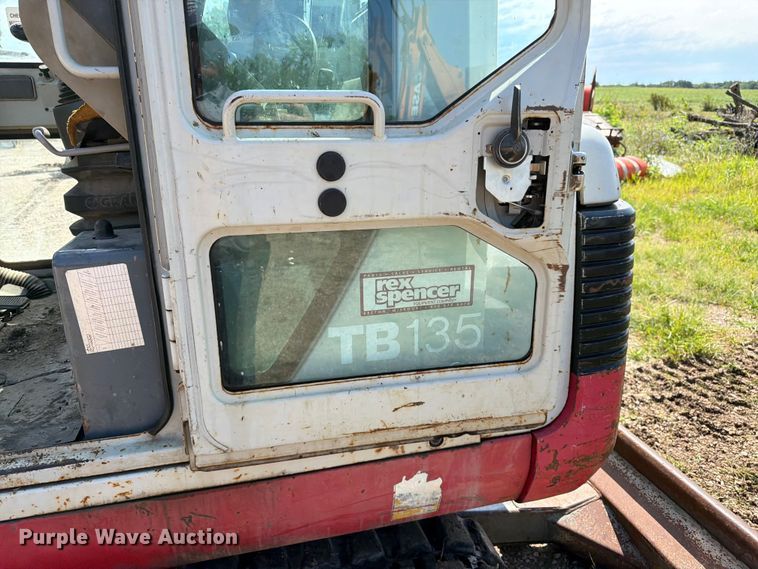 image for item FN5757 Takeuchi TB135 mini excavator