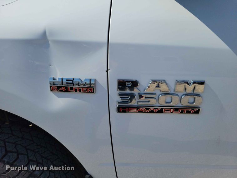 image for item FU0029 2018 RAM 3500 Crew Cab pickup truck