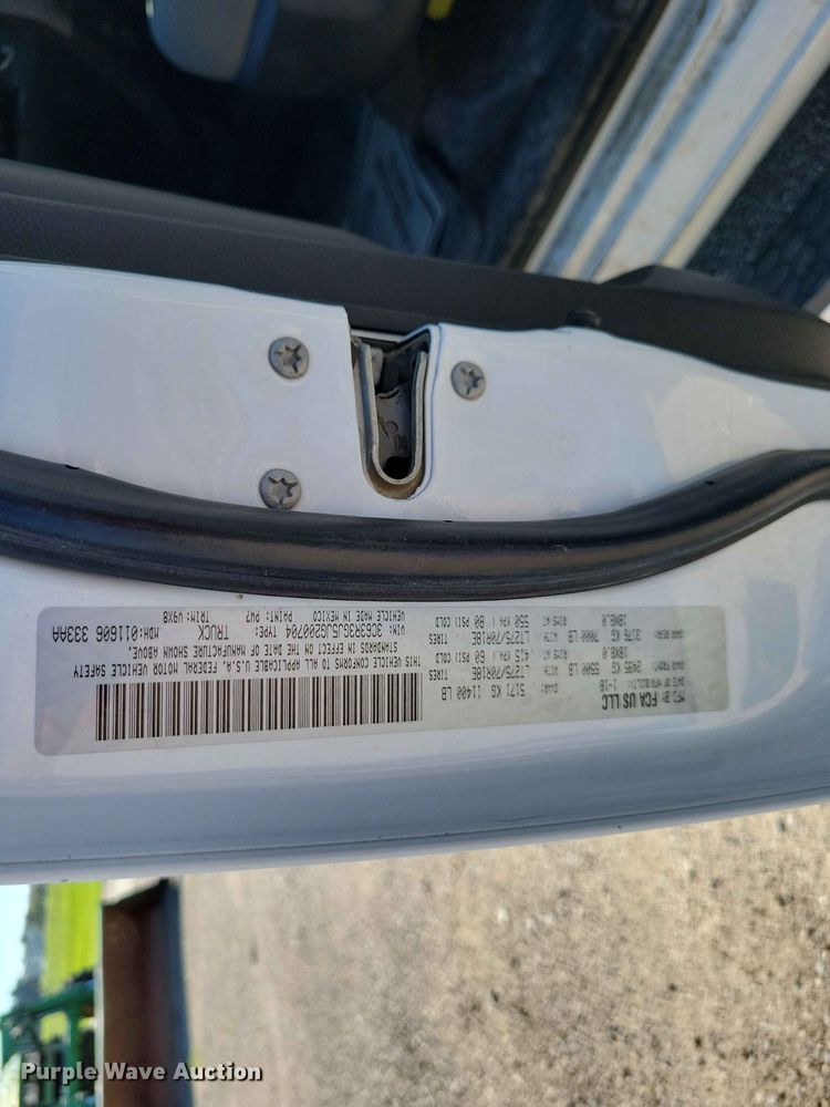 image for item FU0029 2018 RAM 3500 Crew Cab pickup truck