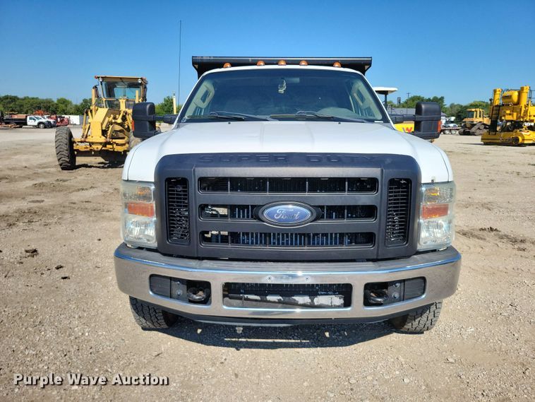 image for item FU0030 2008 Ford F350 Super Duty dump bed pickup truck
