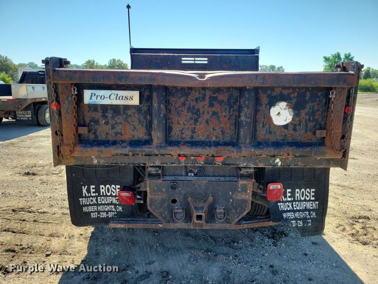 image for item FU0030 2008 Ford F350 Super Duty dump bed pickup truck