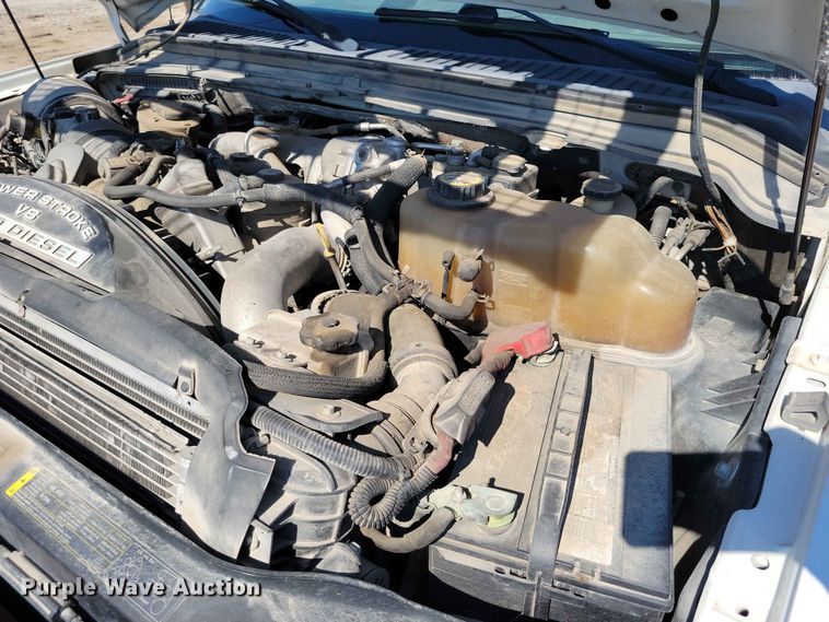 image for item FU0030 2008 Ford F350 Super Duty dump bed pickup truck
