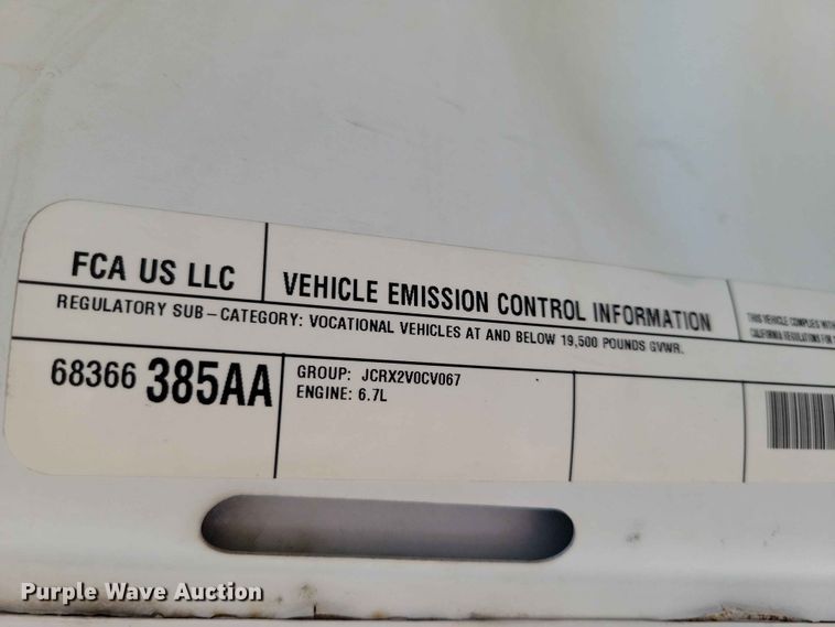 image for item FU0031 2018 Ram 5500 Crew Cab flatbed truck