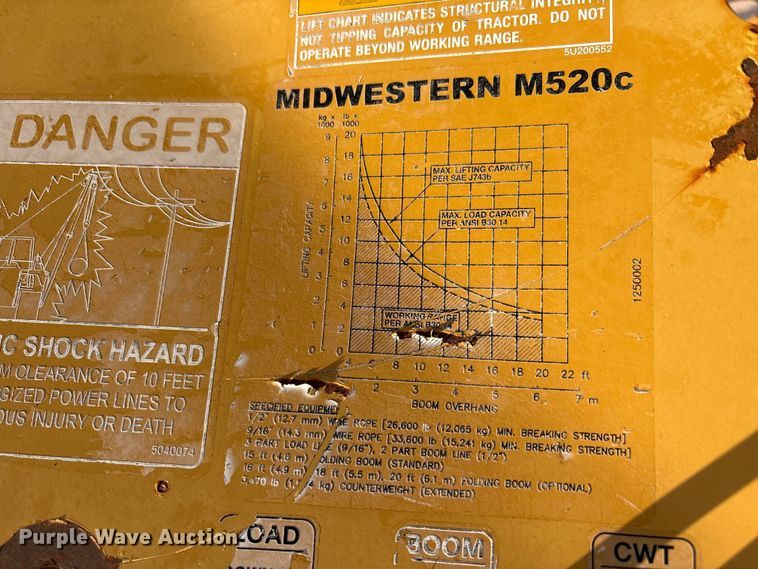 image for item JM9517 Midwestern M250C pipe layer attachment