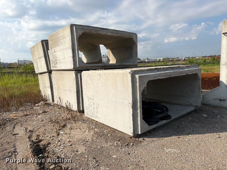 (5) concrete box culverts