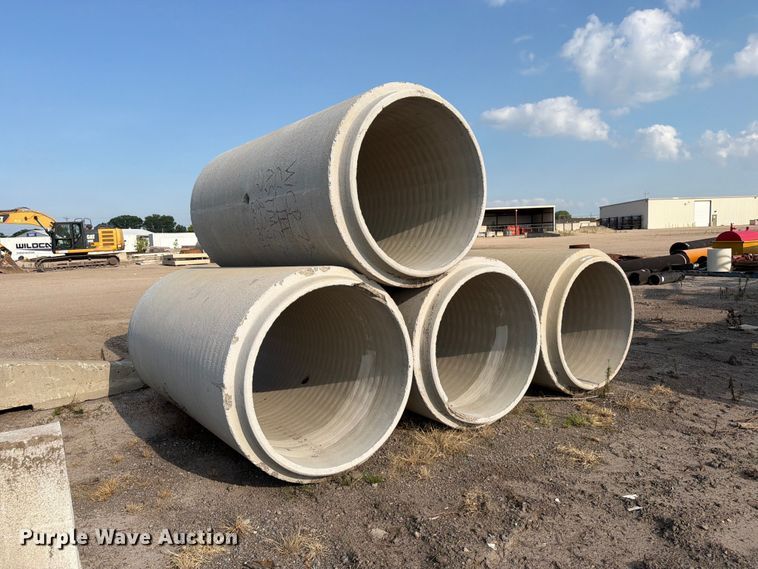 Concrete drain pipes