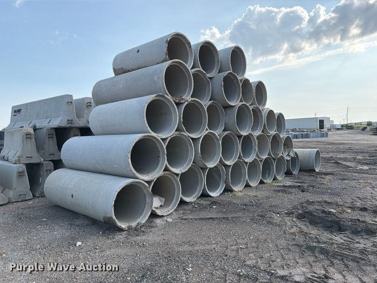 Concrete drain pipes