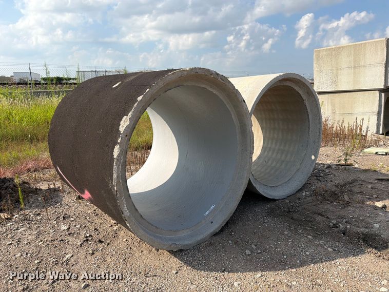 Concrete drain pipes
