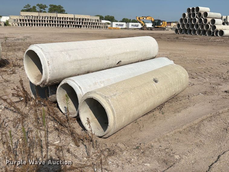 Concrete drain pipes