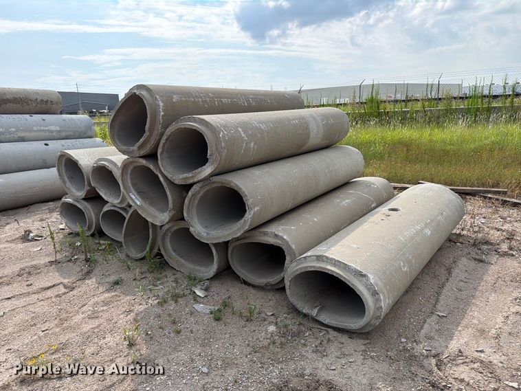 image for item MZ9712 Elliptical concrete drain pipes