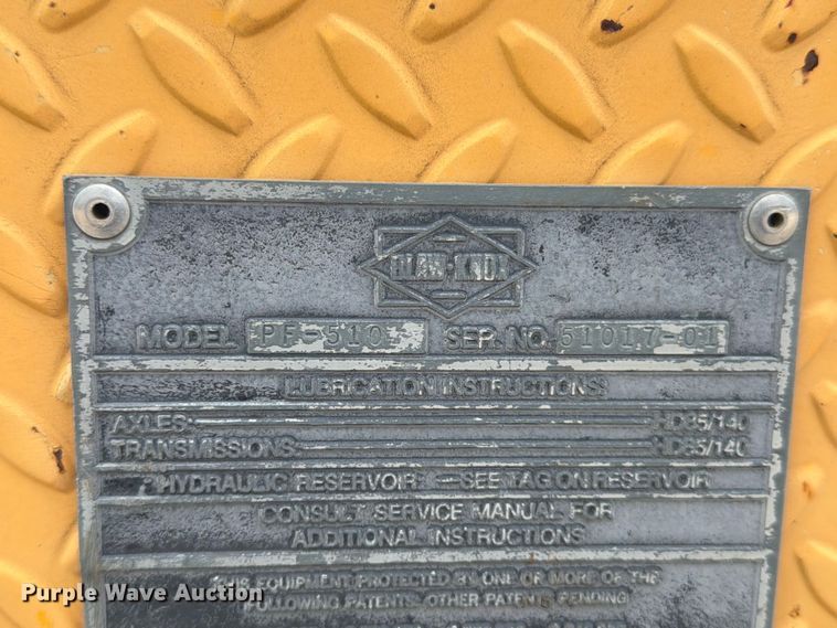 image for item MZ9726 1995 Blaw Knox PF-510 paver