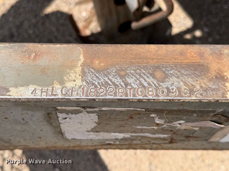 image for item NJ9259 1994 Gold Star flatbed trailer