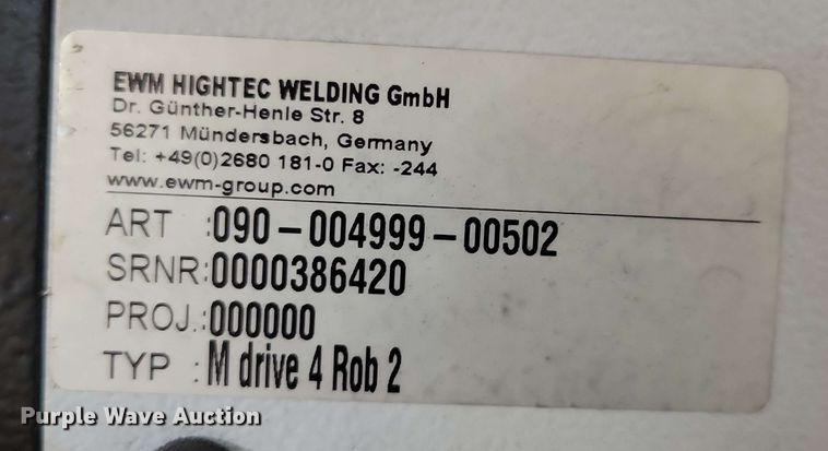 image for item NV9839 (2) ABB robotic wire welders