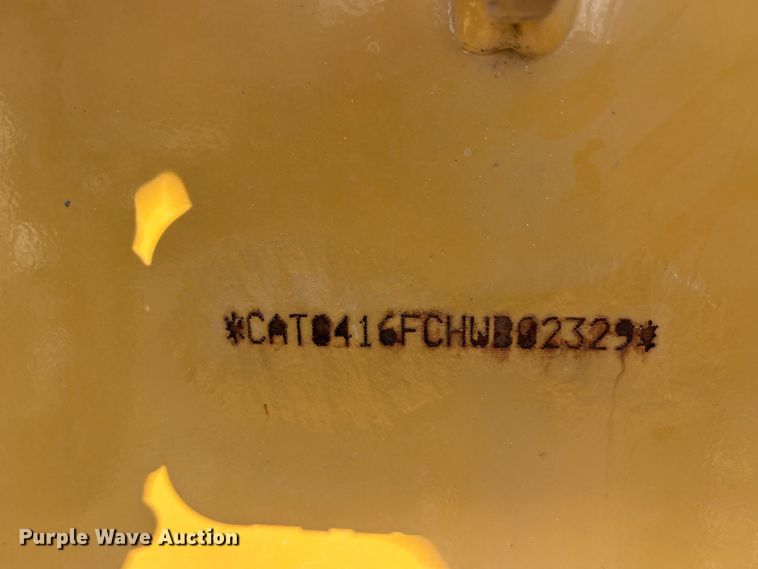 image for item YA3383 2019 Caterpillar 416F2 backhoe