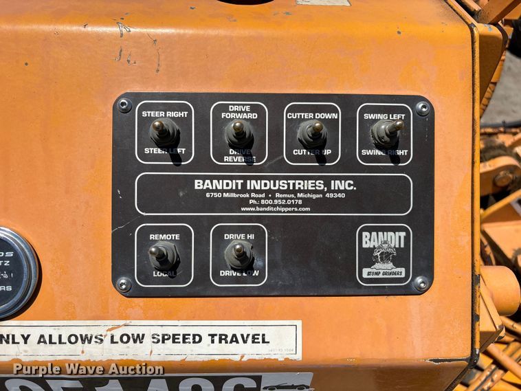 image for item YA3666 2005 Bandit 2100 stump grinder