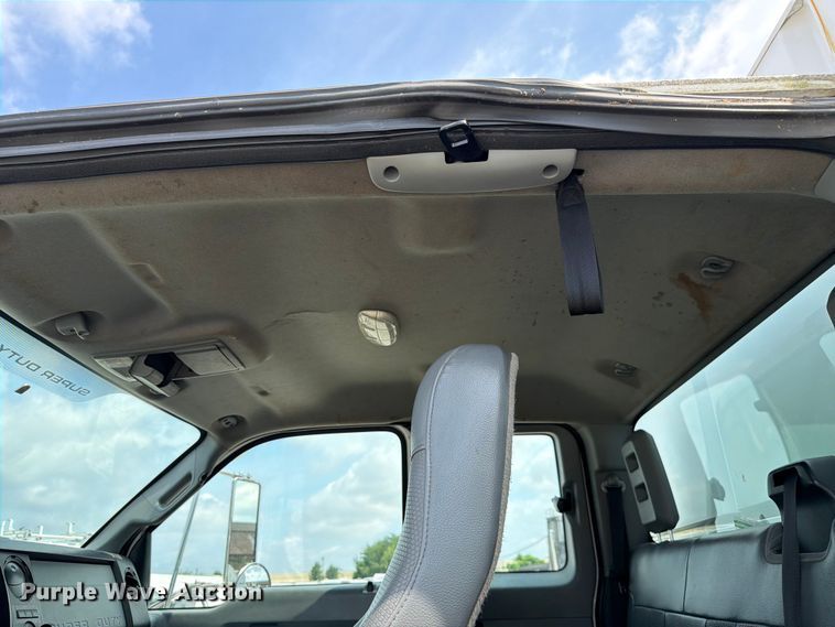 image for item YA3709 2015 Ford F650 Super Duty Ext. Cab chipper truck