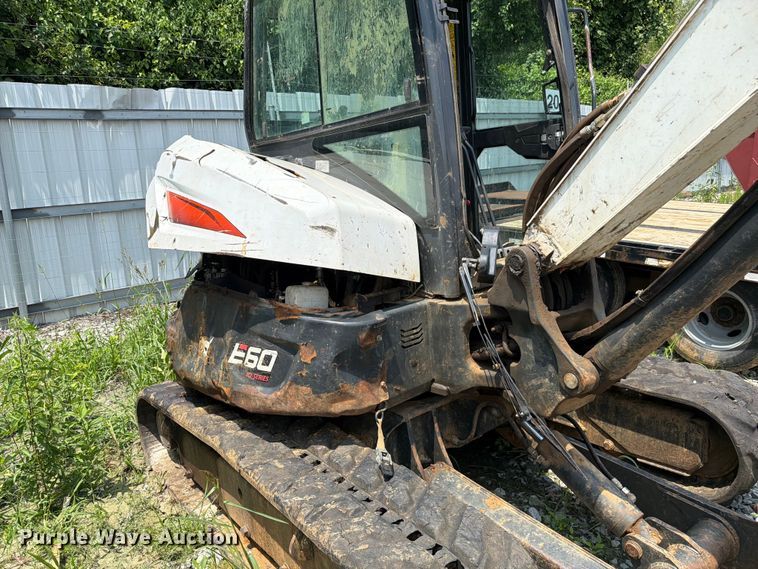 image for item YA3914 2021 Bobcat E60 mini excavator