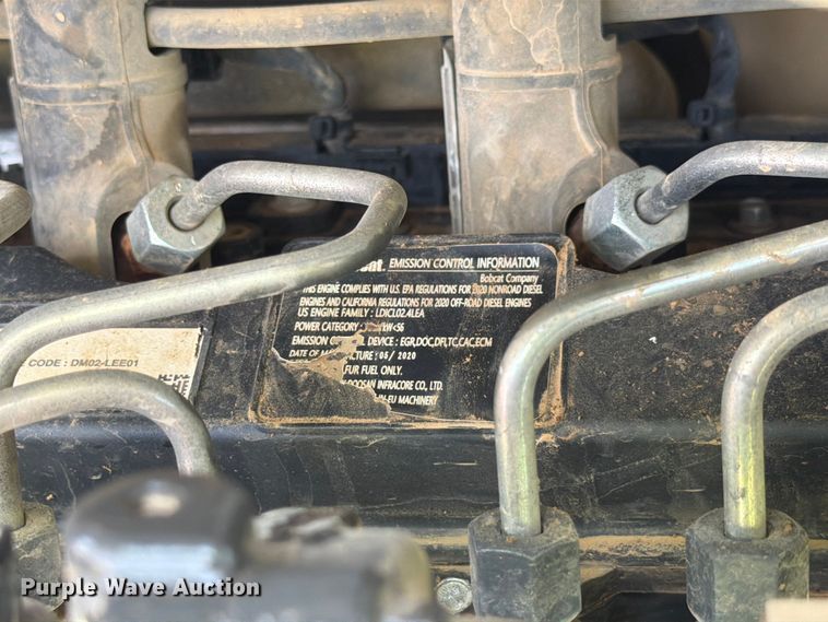 image for item YA3914 2021 Bobcat E60 mini excavator