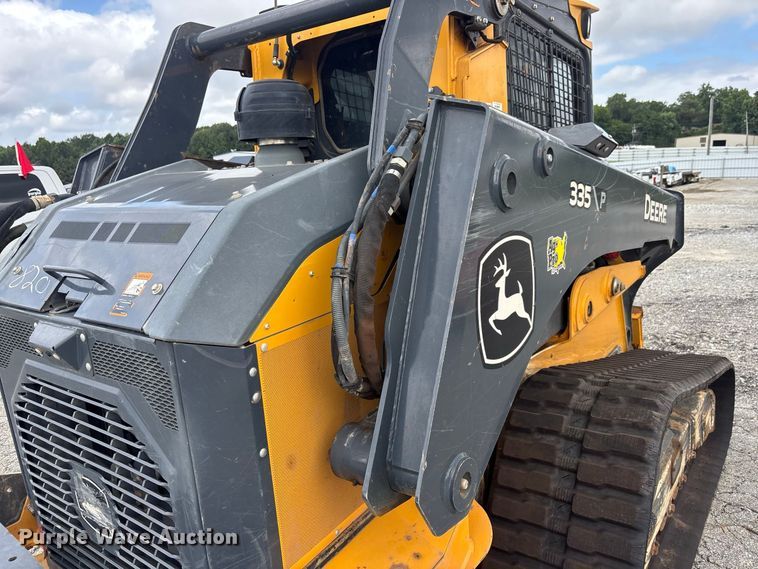 image for item YA4180 2025 John Deere 335P-Tier tracked skid steer loader