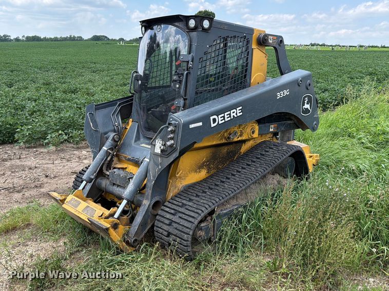 2021 John Deere 333G tracked skid steer loader