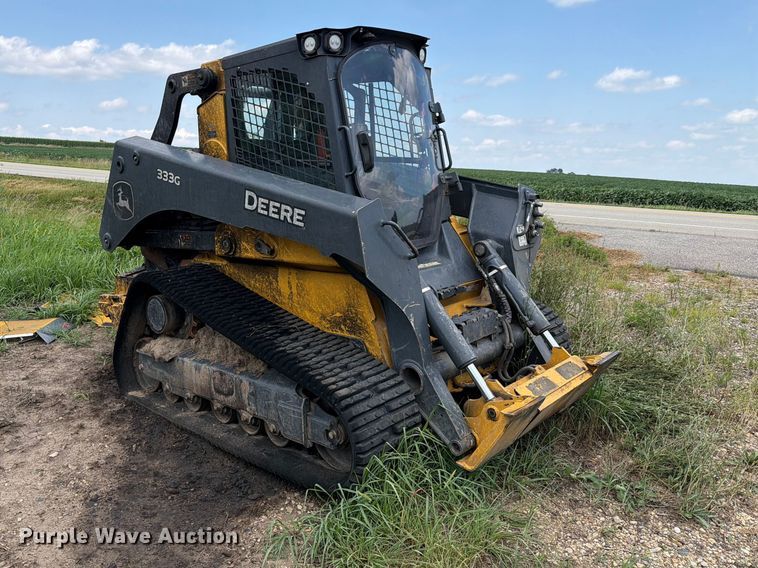 image for item YA4232 2021 John Deere 333G tracked skid steer loader