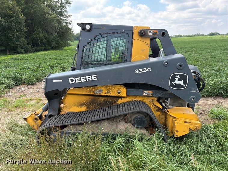 image for item YA4232 2021 John Deere 333G tracked skid steer loader