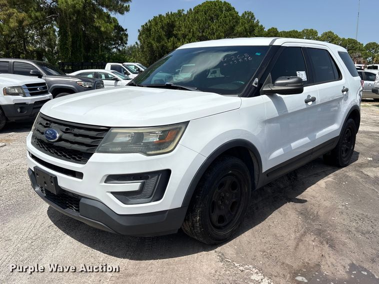 image for item DU6399 2016 Ford Explorer Police Interceptor SUV