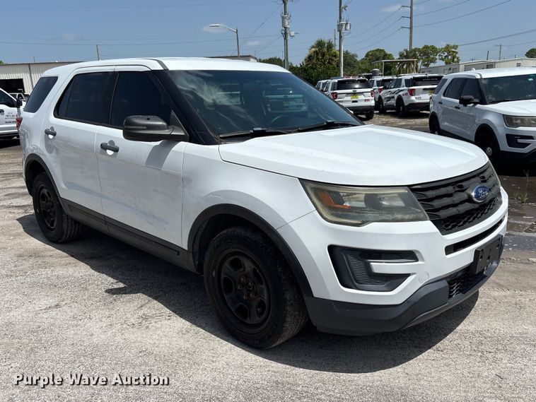 image for item DU6399 2016 Ford Explorer Police Interceptor SUV