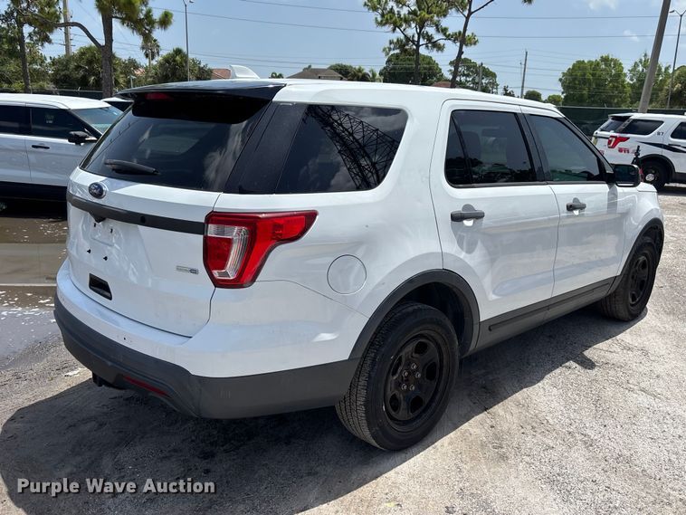 image for item DU6399 2016 Ford Explorer Police Interceptor SUV