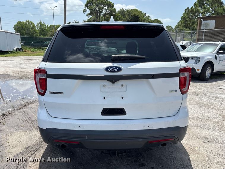 image for item DU6399 2016 Ford Explorer Police Interceptor SUV