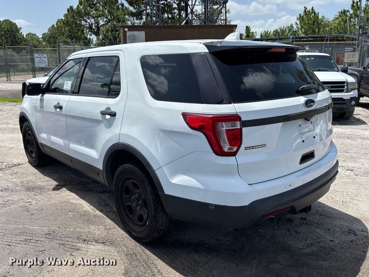 image for item DU6399 2016 Ford Explorer Police Interceptor SUV