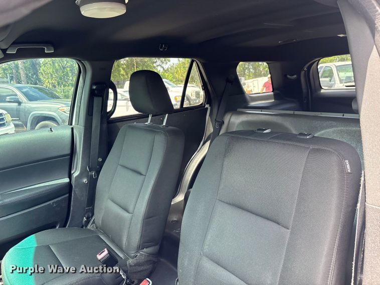 image for item DU6399 2016 Ford Explorer Police Interceptor SUV