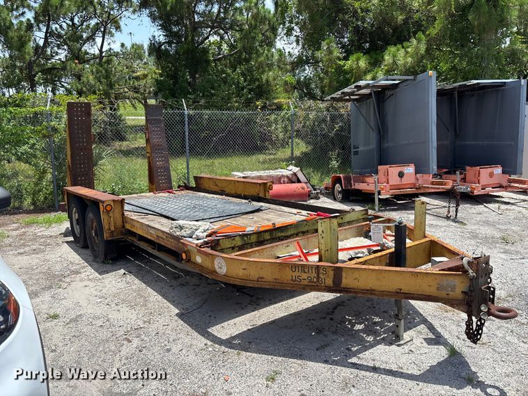 image for item DU6402 2004 Belshe equipment trailer