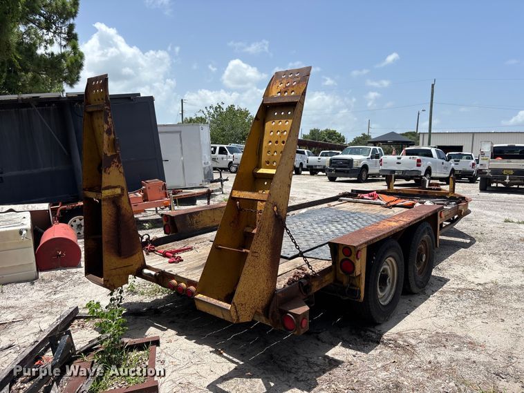 image for item DU6402 2004 Belshe equipment trailer