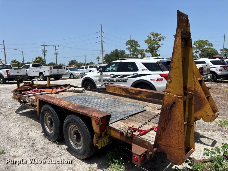 image for item DU6402 2004 Belshe equipment trailer