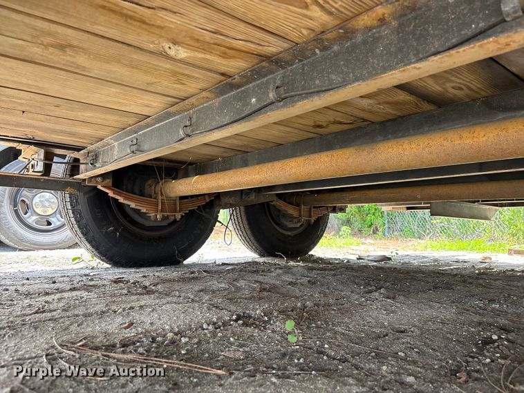 image for item DU6402 2004 Belshe equipment trailer