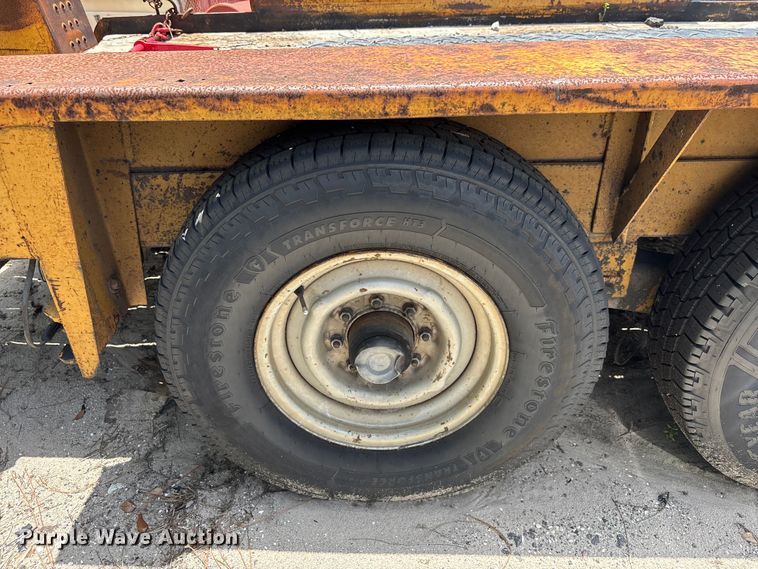 image for item DU6402 2004 Belshe equipment trailer