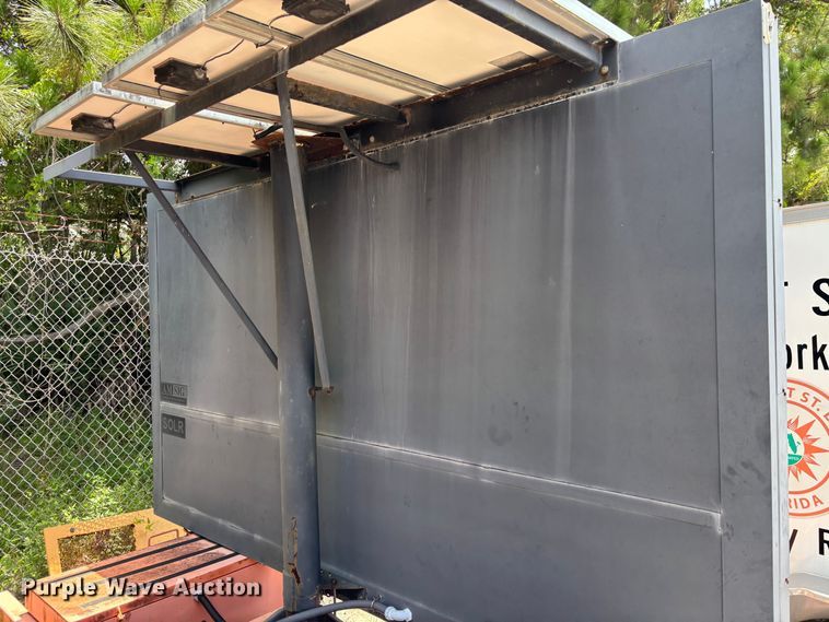 image for item DU6407 2004 AMERICAN SIGNAL COMPANY message board trailer