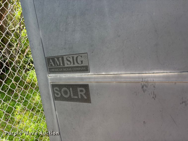 image for item DU6407 2004 AMERICAN SIGNAL COMPANY message board trailer