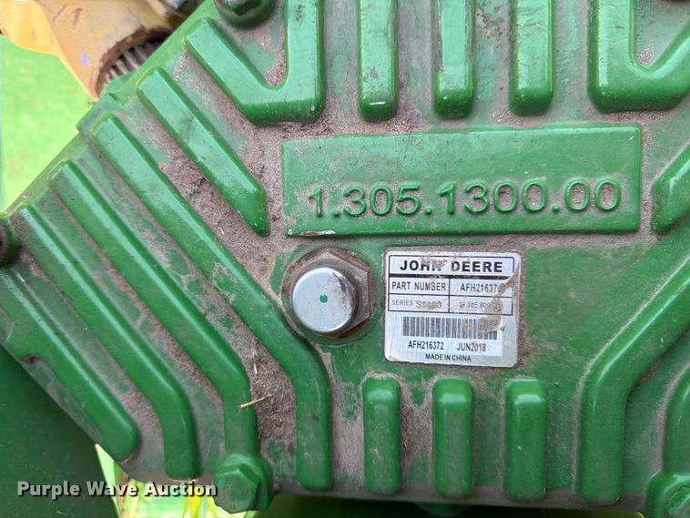image for item DV8523 2019 John Deere M15 batwing rotary mower