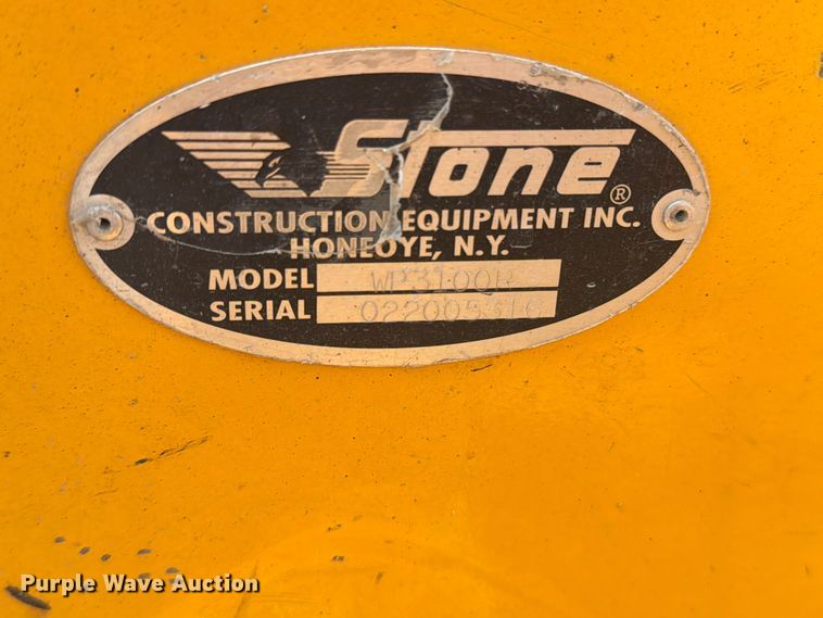 image for item DV8524 Stone WP3100R double drum vibratory roller