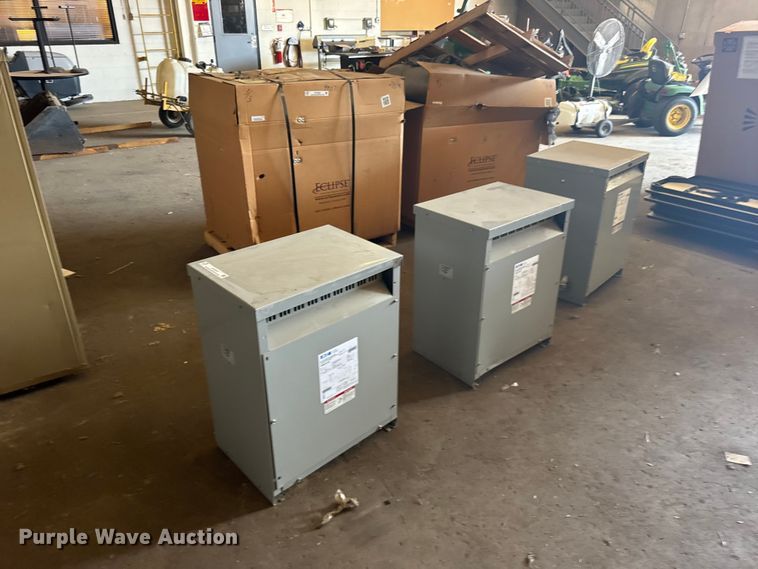 (3) Eaton transformers