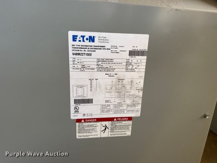 image for item DY3057 (3) Eaton transformers