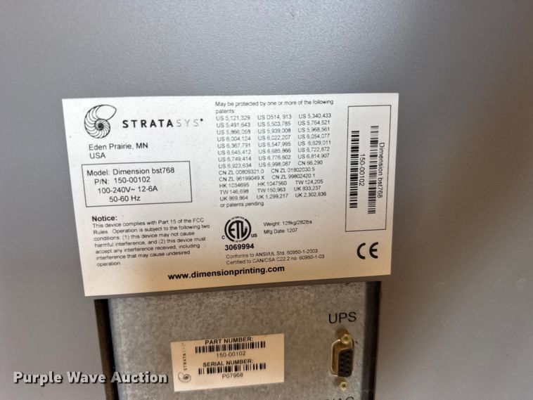 image for item DY3063 Dimension Bst 768 3S printer