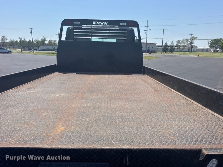 image for item DY3069 2015 International TerraStar Crew Cab flatbed truck