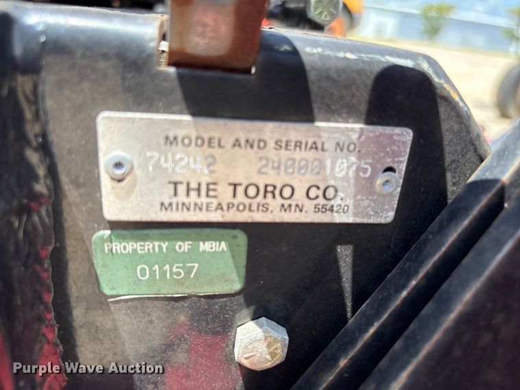 image for item EF1282 Toro Turbo Force 52 ZTR lawn mower